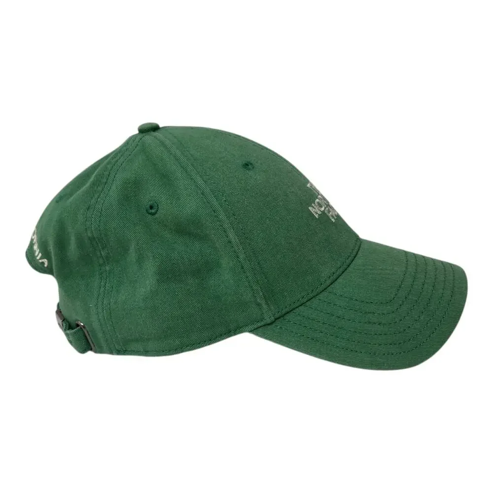 The North Face Berkeley California Hat Cap Green Cotton Adjustable Strapback